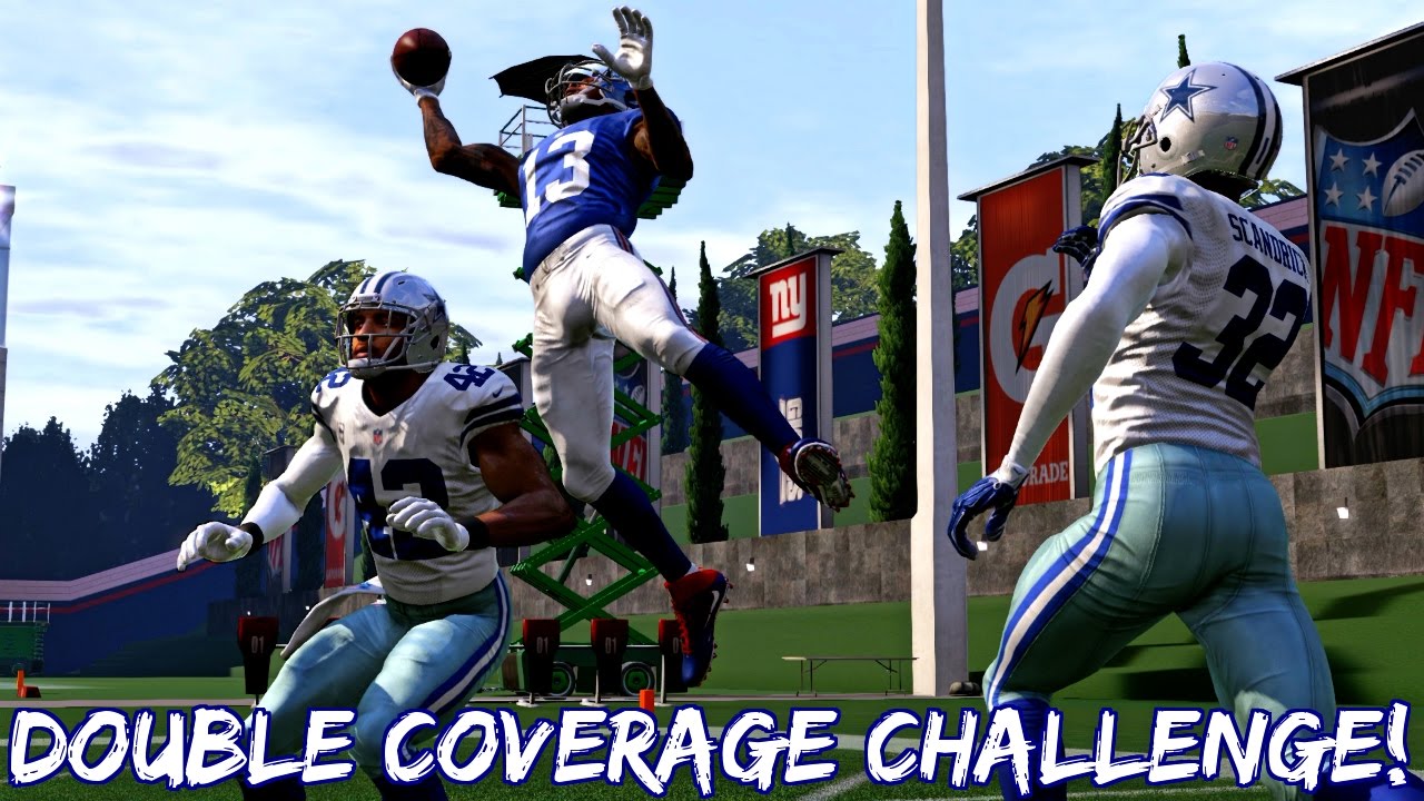 ODELL BECKHAM JR VS DEZ BRYANT DOUBLE COVERAGE CHALLENGE! - MADDEN 17 | StaxMontana