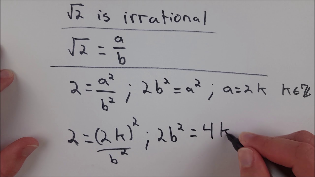 Proof: Square Root of 2 is Irrational