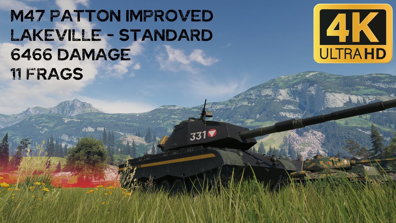 M47 Patton Improved 6,5k damage 11 frags on Lakeville - World of Tanks