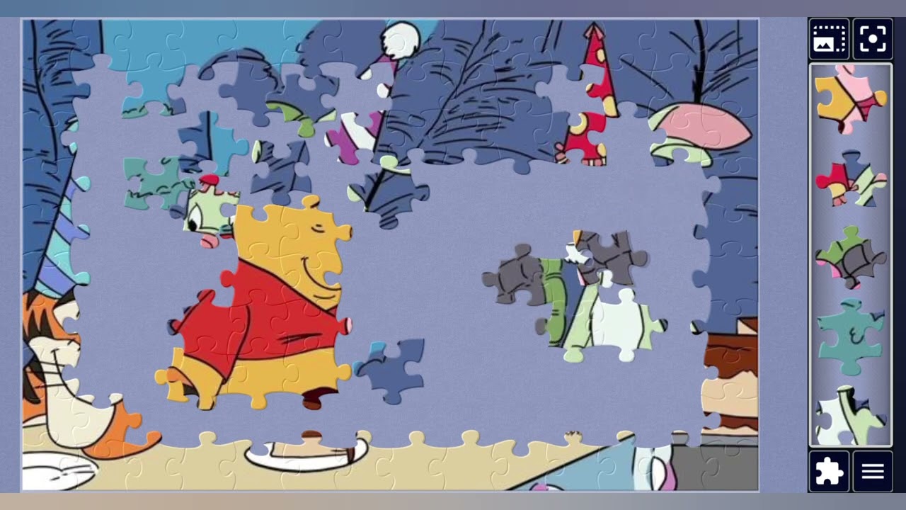 Winnie the pooh's Birthday Bash with Friends🎉🎊🪅🐻🐷🎁🎂//jigsaw puzzle🧩//jigsaw puzzles journey🧩//