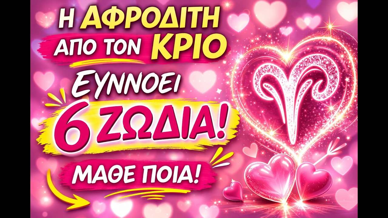 💞💞💞&Eta; &Alpha;&Phi;&Rho;&Omicron;&Delta;&Iota;&Tau;&Eta; &Alpha;&Pi;&Omicron; &Tau;&Omicron;&Nu; &Kappa;&Rho;&Iota;&Omicron; &Theta;&Alpha; &Epsilon;&Upsilon;&Nu;&Omicron;&Eta;&Sigma;&Epsilon;&Iota; 6 &Zeta;&Omega;&Delta;&Iota;&Alpha;! &Mu;ά&theta;&epsilon; &alpha;&pi;ό &tau;&eta;&nu; &Sigma;&mu;ά&rho;&omega; &pi;&omicron;&iota;&alpha; &epsilon;ί&nu;&alpha;&iota; &alpha;&upsilon;&tau;ά!!
