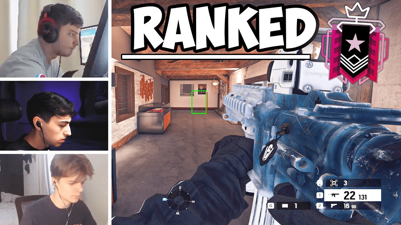 Когда профессионалы играют в рейтинговых играх Rainbow Six Siege