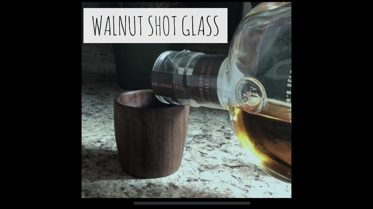 Making A Walnut Shot-glass Without A Lathe