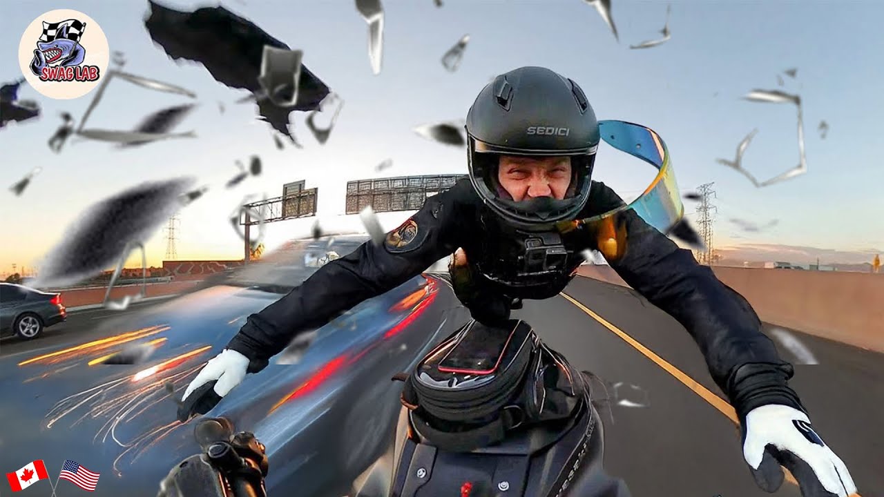 270 MOMENT MOTORCYCLE CRASHES | CRAZY Motorcycle Rides - Best Of The Month.