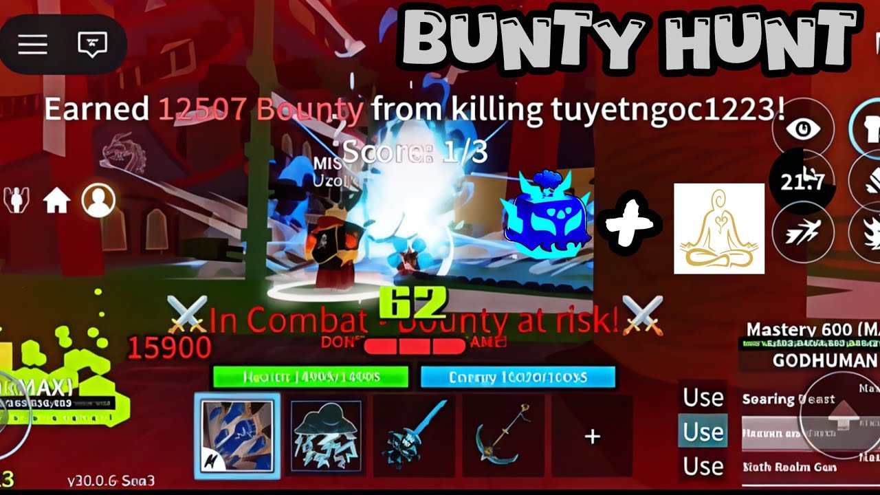 Blox fruits bunty hunt in mobile #roblox #bloxfruts 
