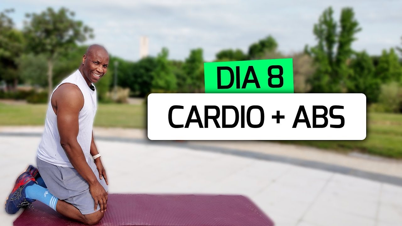 Día 8 | Cardio & Abdomen SIN EQUIPO🔥Tonifica en Casa