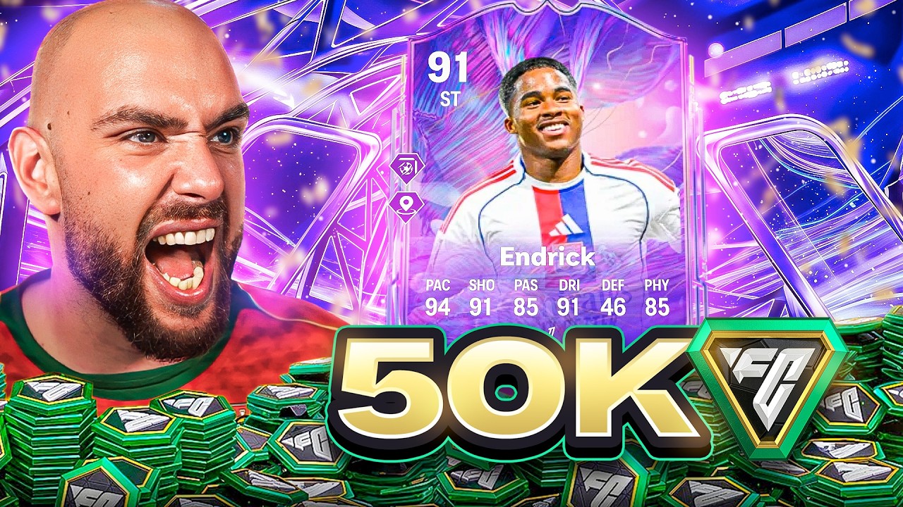 50K FC Points Decides My Team w/ FANTASY FC ENDRICK!