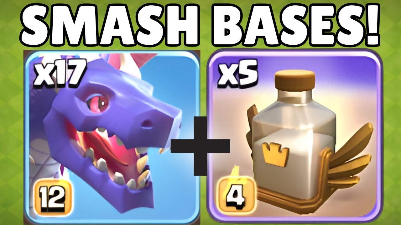Mass DRAGONS + Revive Spells = EASY 3 Stars!