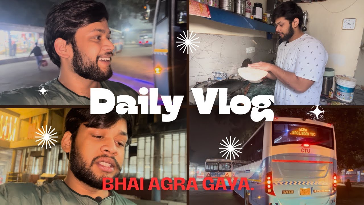 Daily Vlog |Kaif Chala Chandigarh to Agra| Arshraf Vlogs- 20