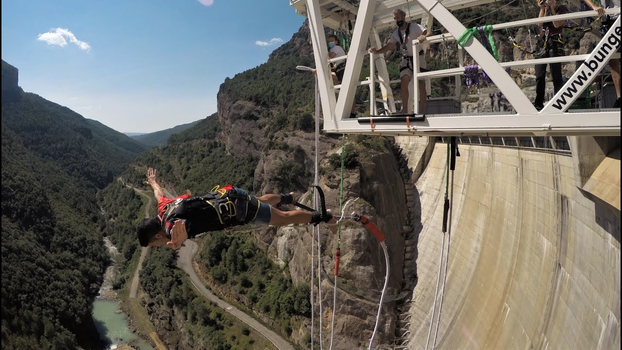 Salto Bungee en Llosa del Cavall (122m)