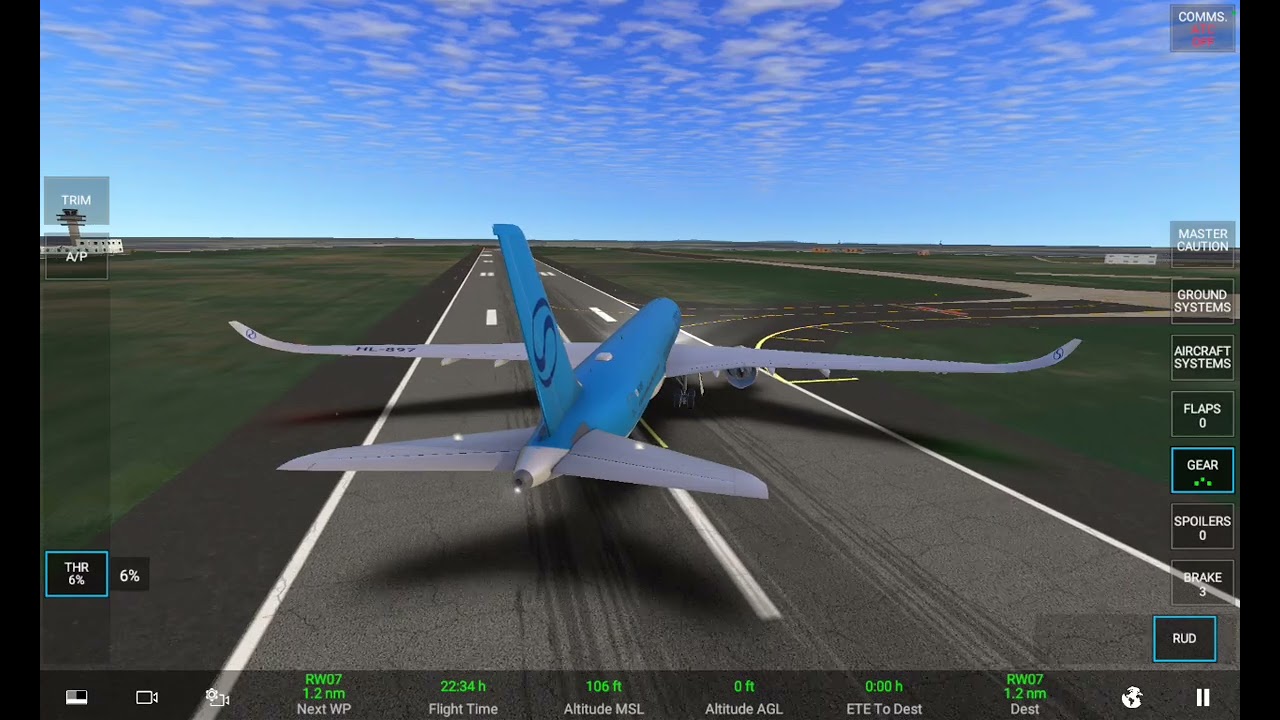 Landing at Carrasco International Airport Carrasco Uruguay (SUMU) [RW07] [Gate 33]