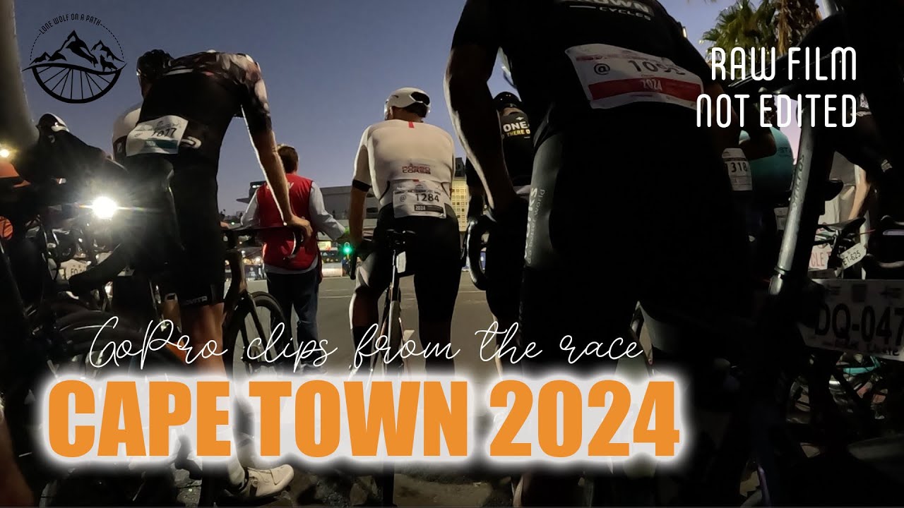 GoPro Clips from Cape Town Cycle Tour 2024 - Real Time Raw Footage Not Edited