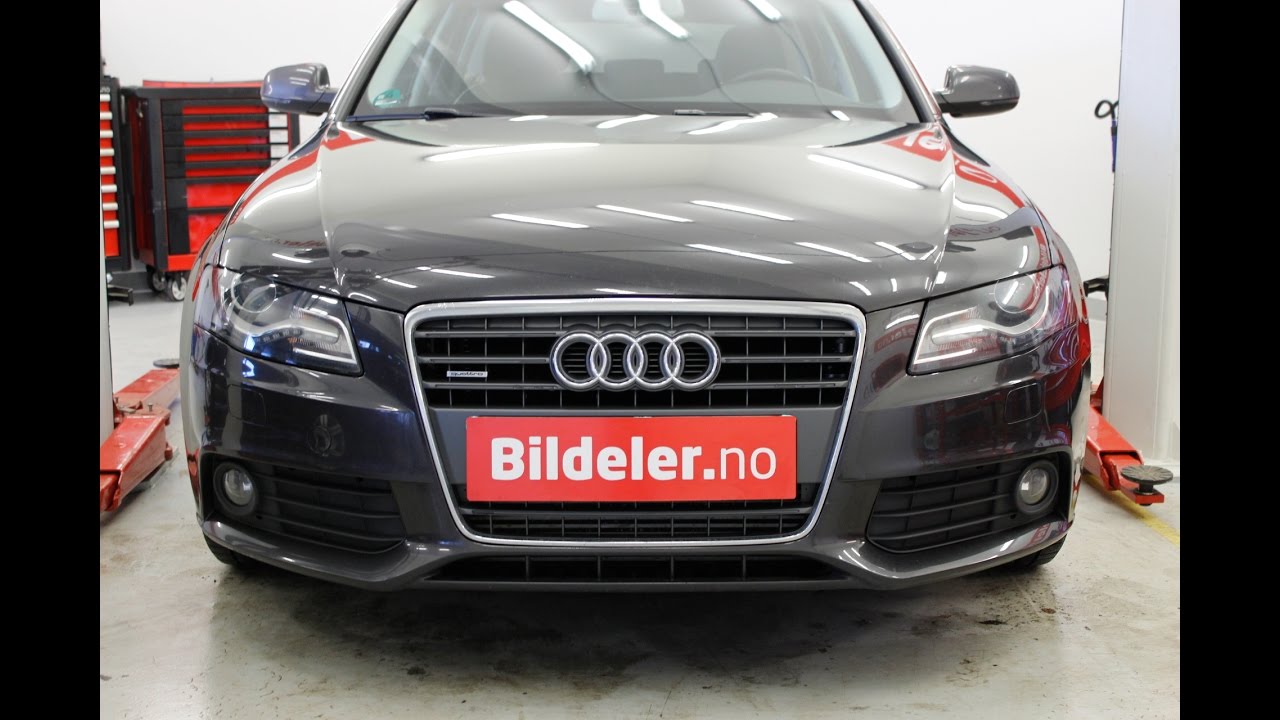 Audi A4: Hvordan bytte dieselfilter - 2008 til 2015 mod. (B8)