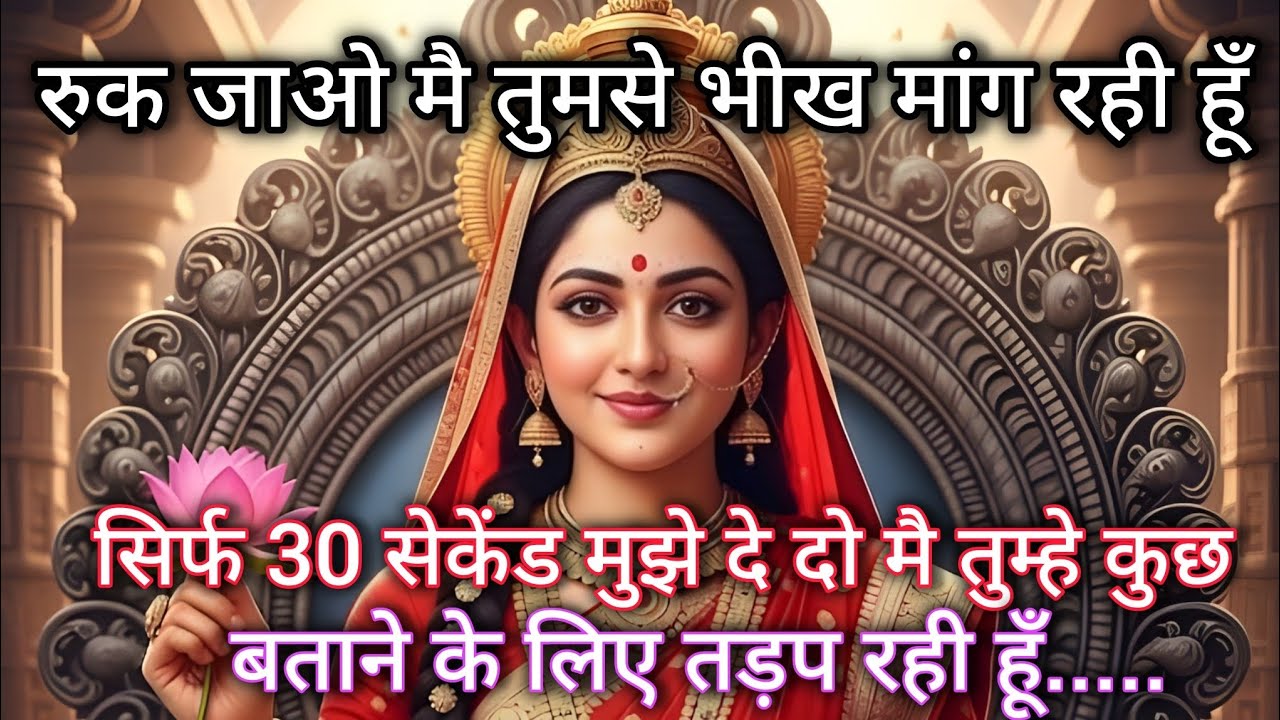 888 🕉️ Maa Kali 🌈 रुक जाओ मै तुमसे भीख मांग रही हूँ। सिर्फ 30 सेकेंड मुझे दे दो तुम्हे कुछ बताने।