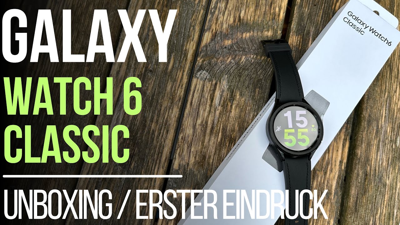 Samsung Galaxy Watch 6 Classic Unboxing Первое впечатление