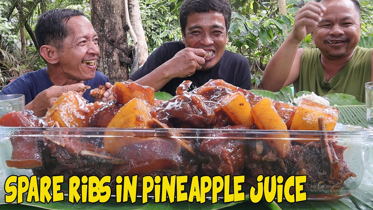SPARE RIBS IN PINEAPPLE JUICE