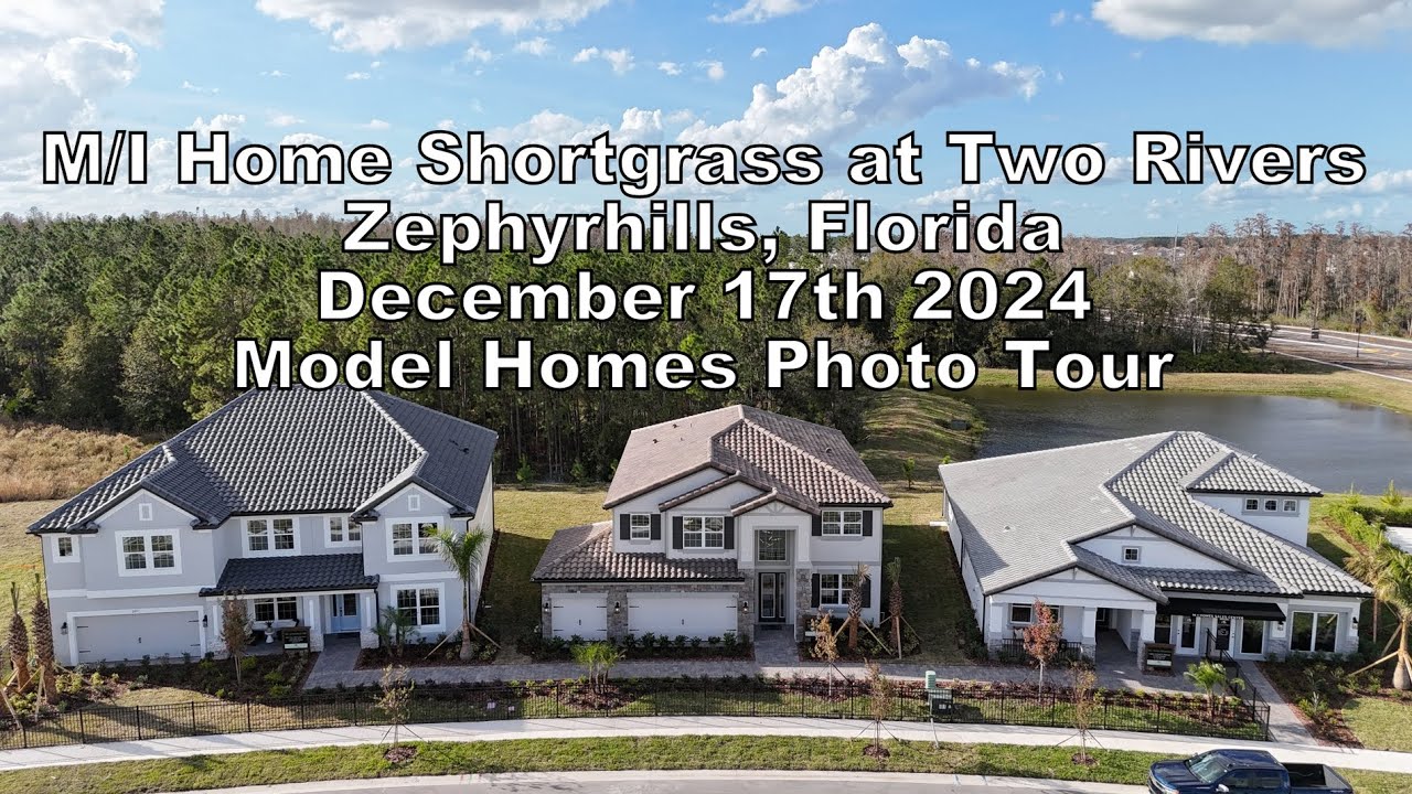 MI Homes Shortgrass at Two Rivers Model Homes Tour Zephyrhills Florida December 17th 2024