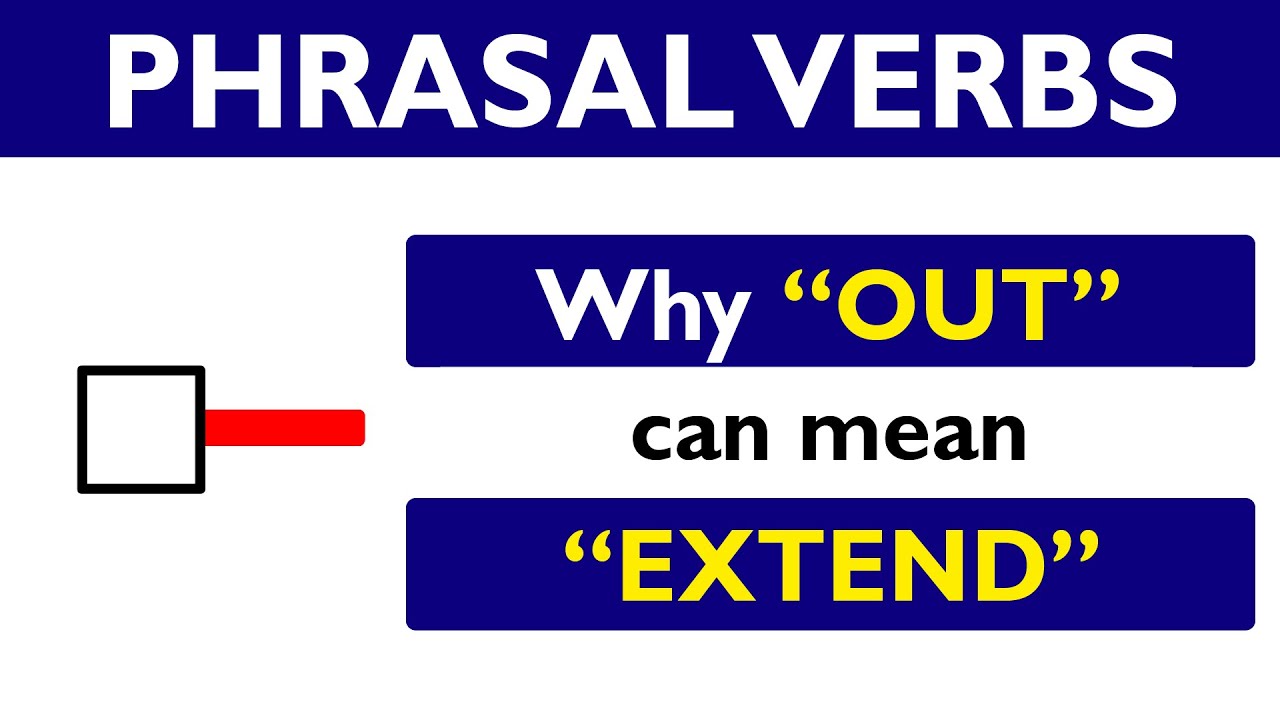 Phrasal verb prepositions: OUT part 08: OUT means EXTEND or EXPAND