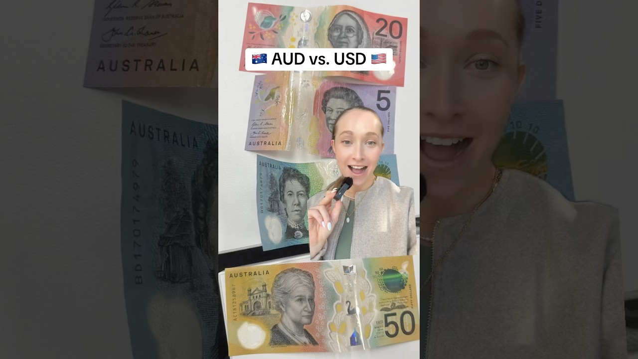 🇦🇺 AUD vs. USD 🇺🇸 Differences in Curriency Looks Between Australian and American Dollars 💵