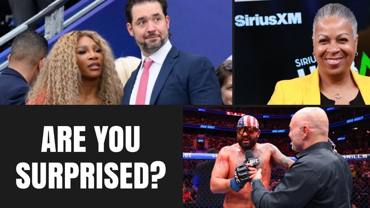 Мужа Серены Уильямс критикуют за появление на турнире UFC с Трампом