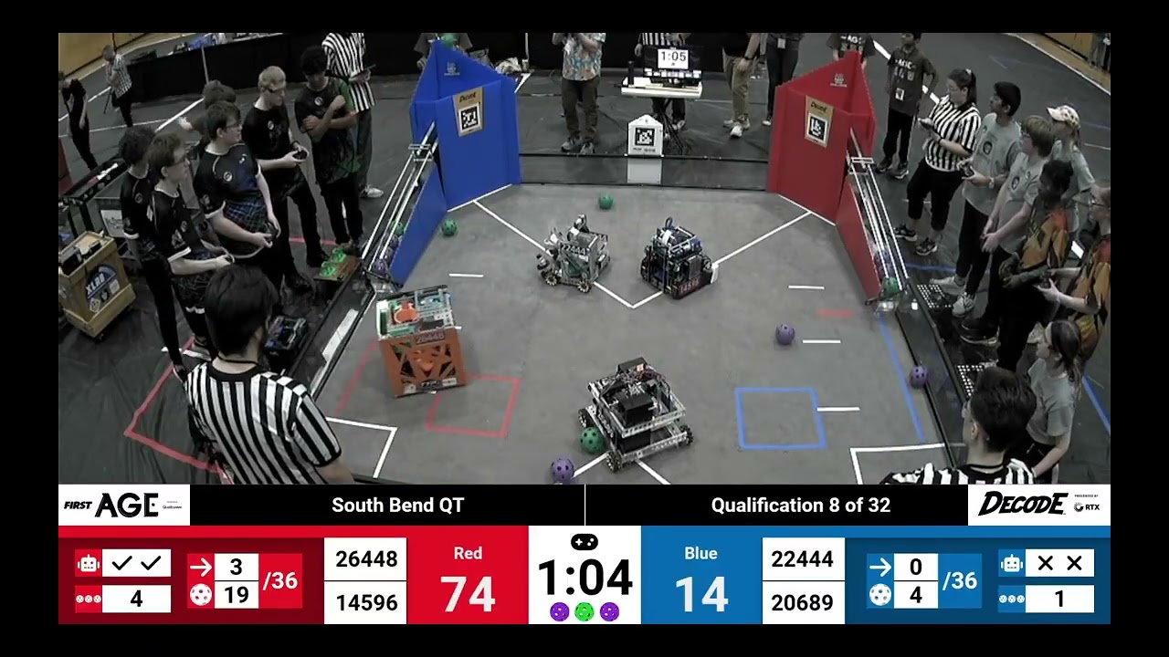 south bend QT match 8 #robot #ftc #engineering