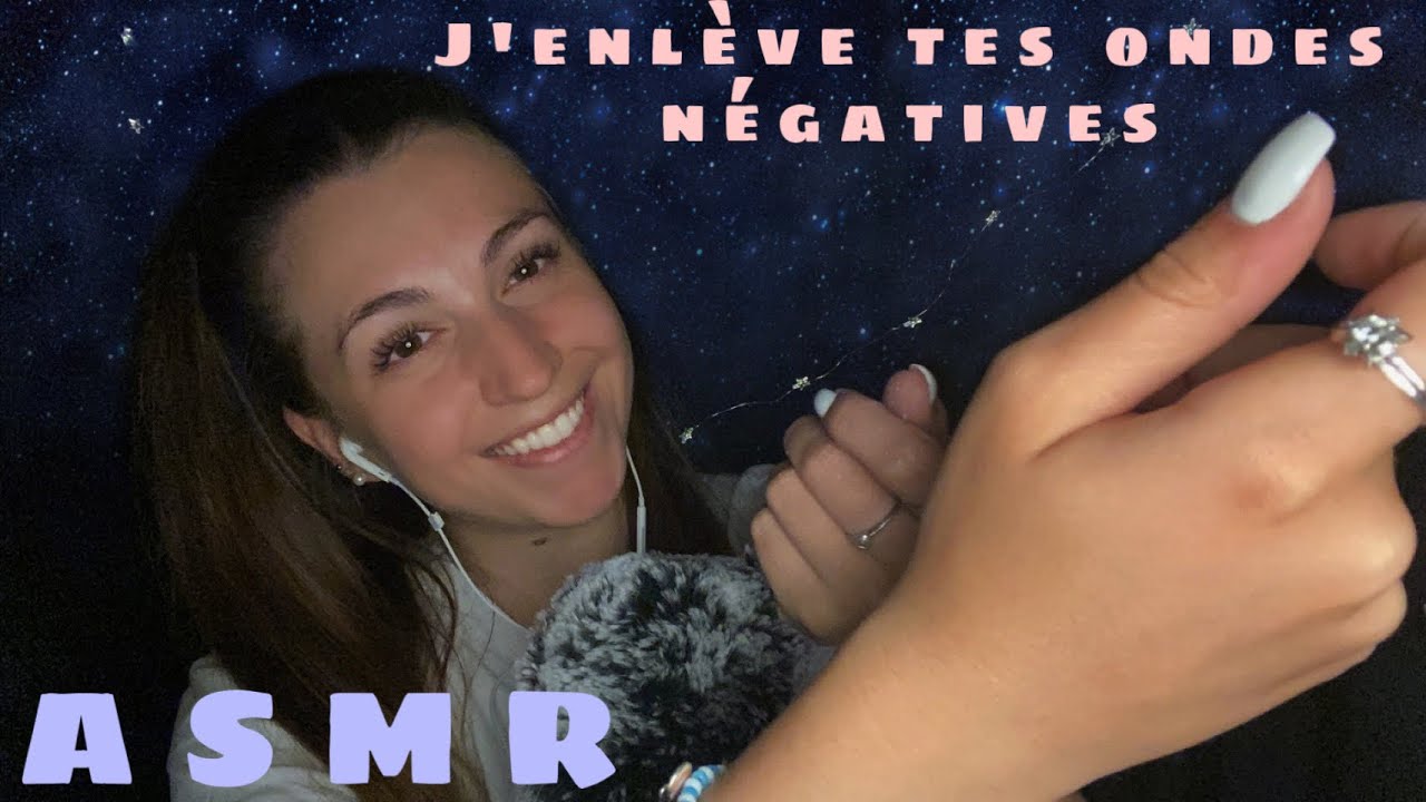 ASMR - J’enlève tes ondes négatives 🌈 + Hypnose pour dormir profondément 💤😴