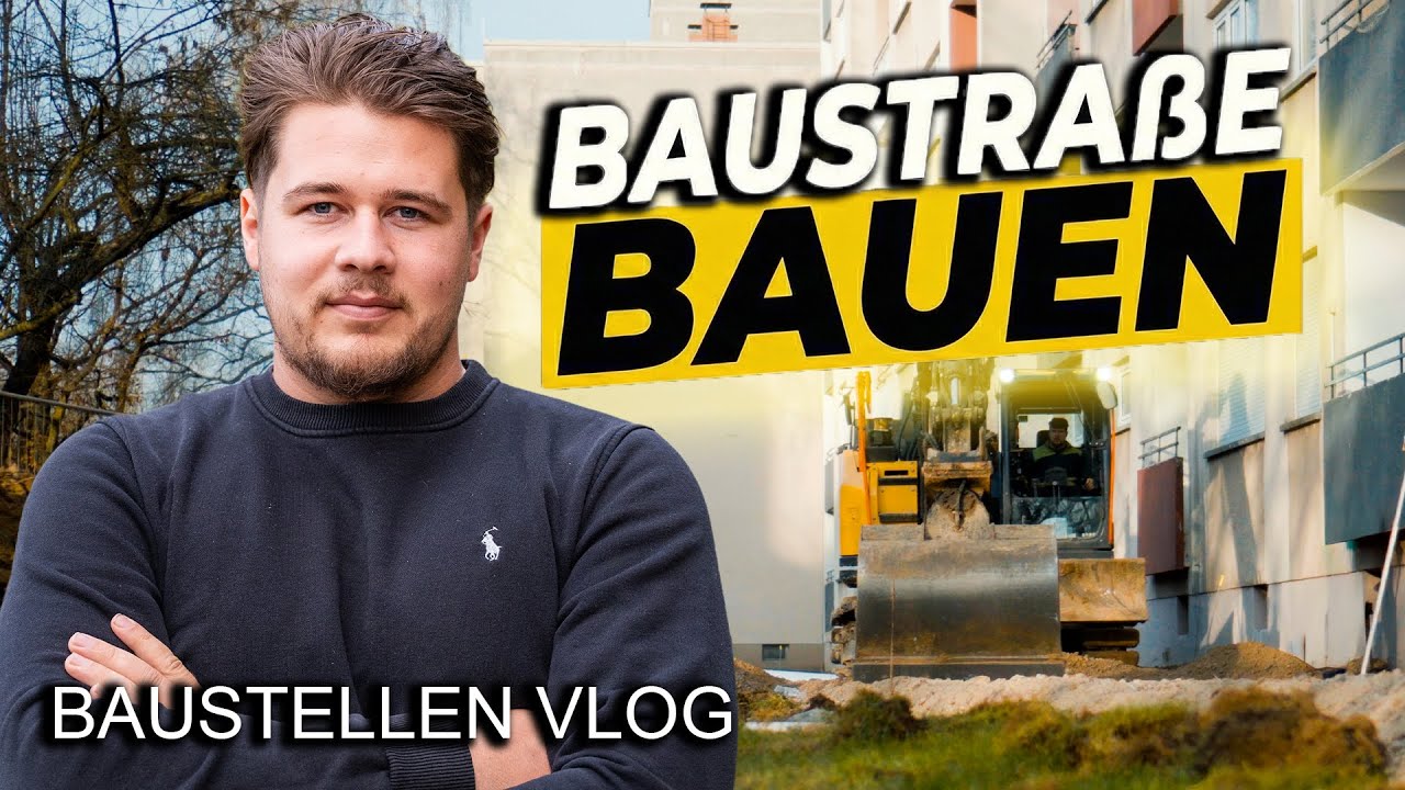 Wir bauen eine Baustraße | Baustellen-Vlog