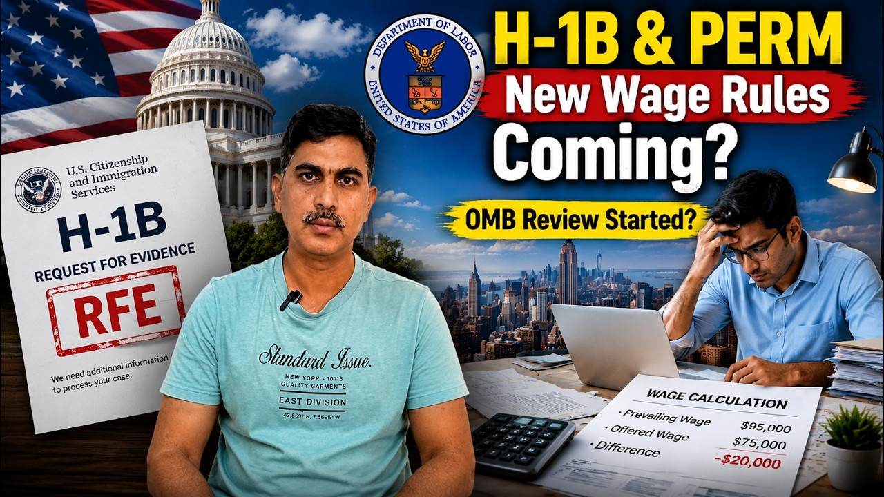 H-1B & PERM New Wage Rules Coming? OMB Review Started ?| What Every H-1B Holder Must Know! #usa