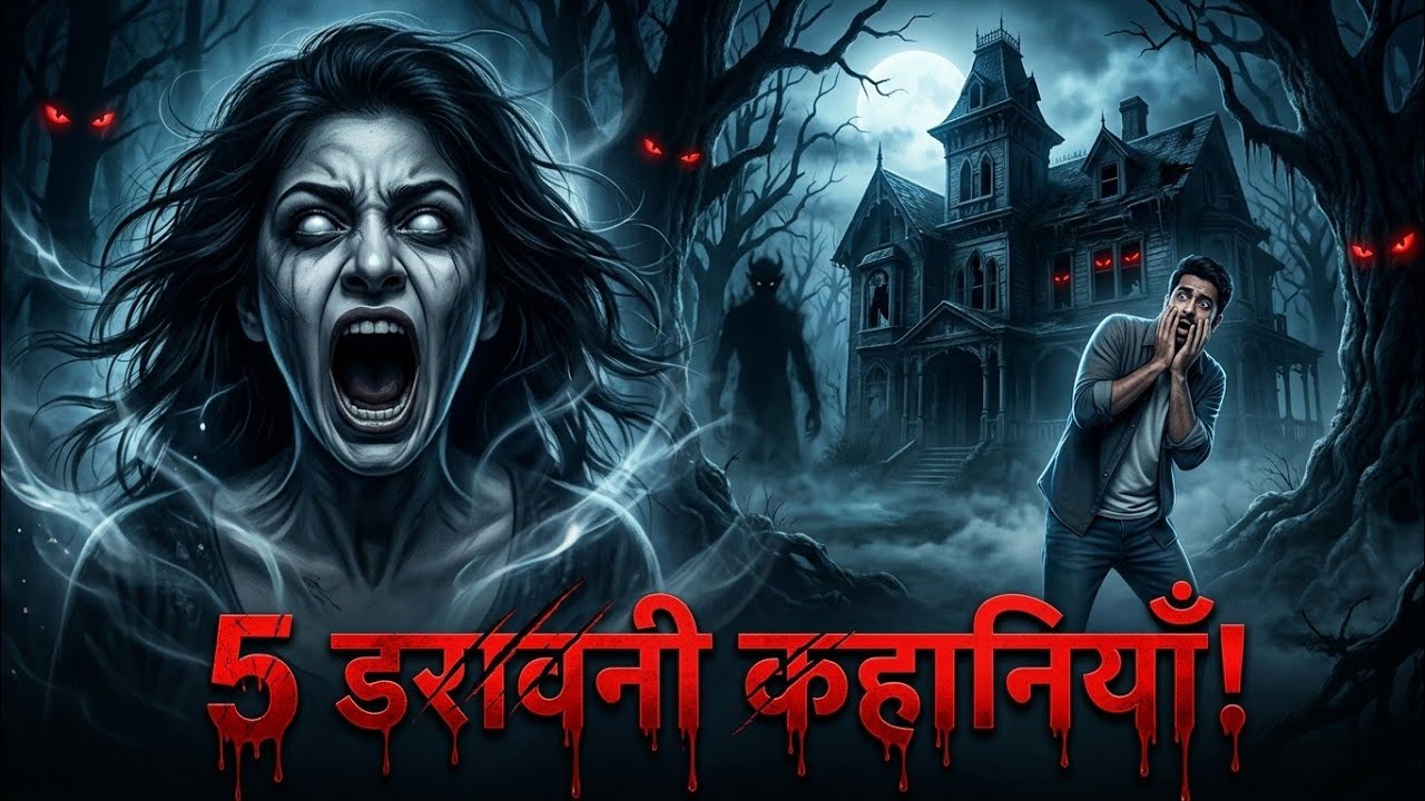लगातार 5 डरावनी कहानियाँ 😱 | Back to Back Horror Stories in Hindi | डर एक एहसास” by Shailesh 