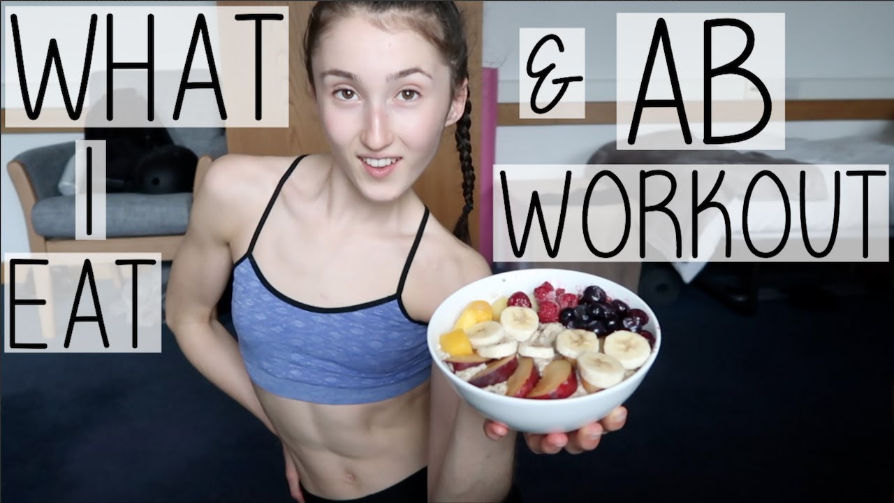 AB WORKOUT & WHAT I EAT IN A DAY AS A VEGAN DANCER | UNIVERSITY VLOG
