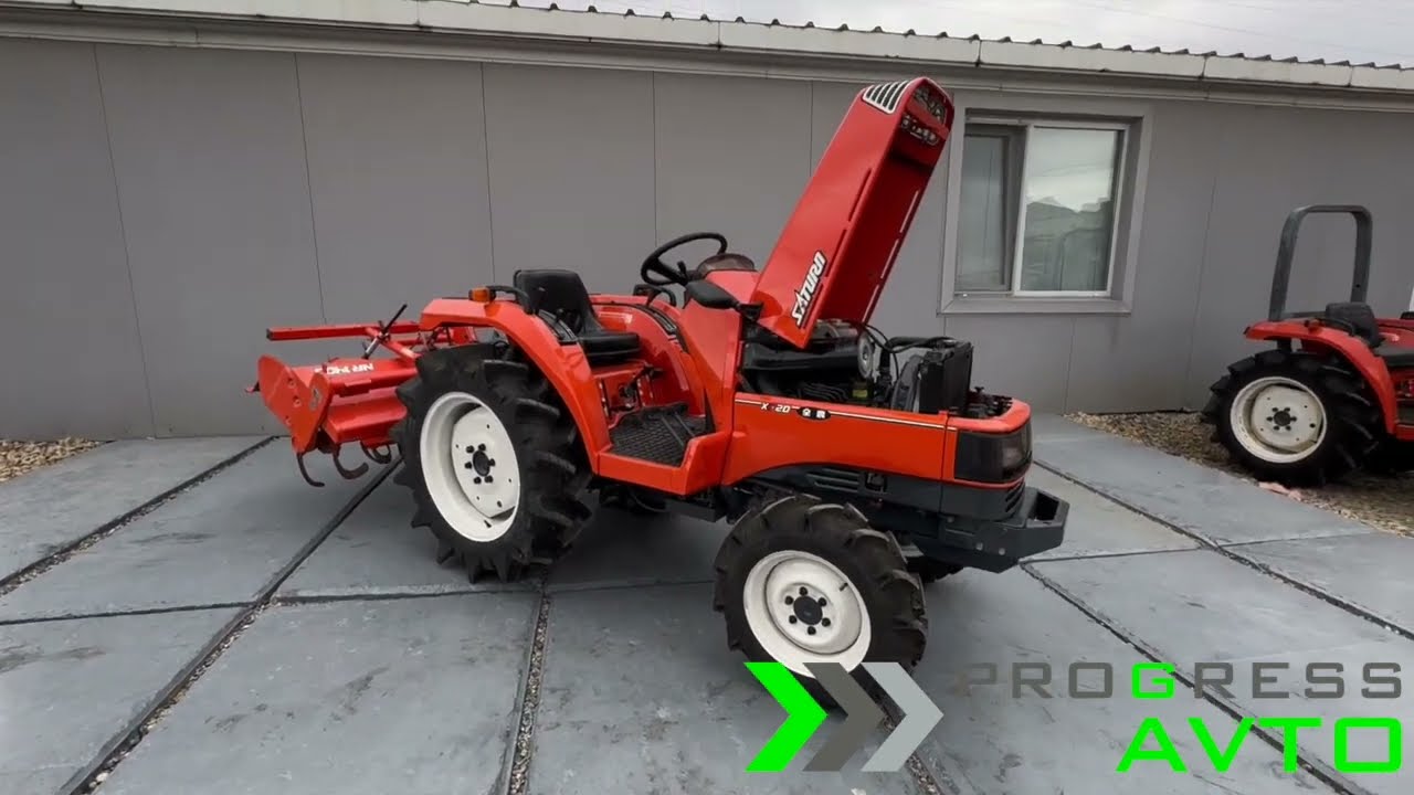 Обзор японского минитрактора Kubota Saturn X-20 бу