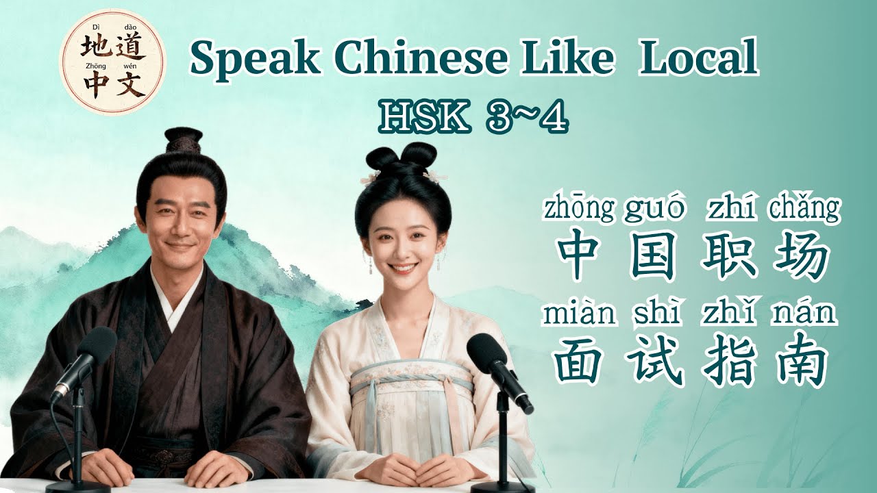 HSK3~4 | Workplace Survival Guide 如何面试？ | Mandarin Chinese Podcast | Pre Chinese Listening