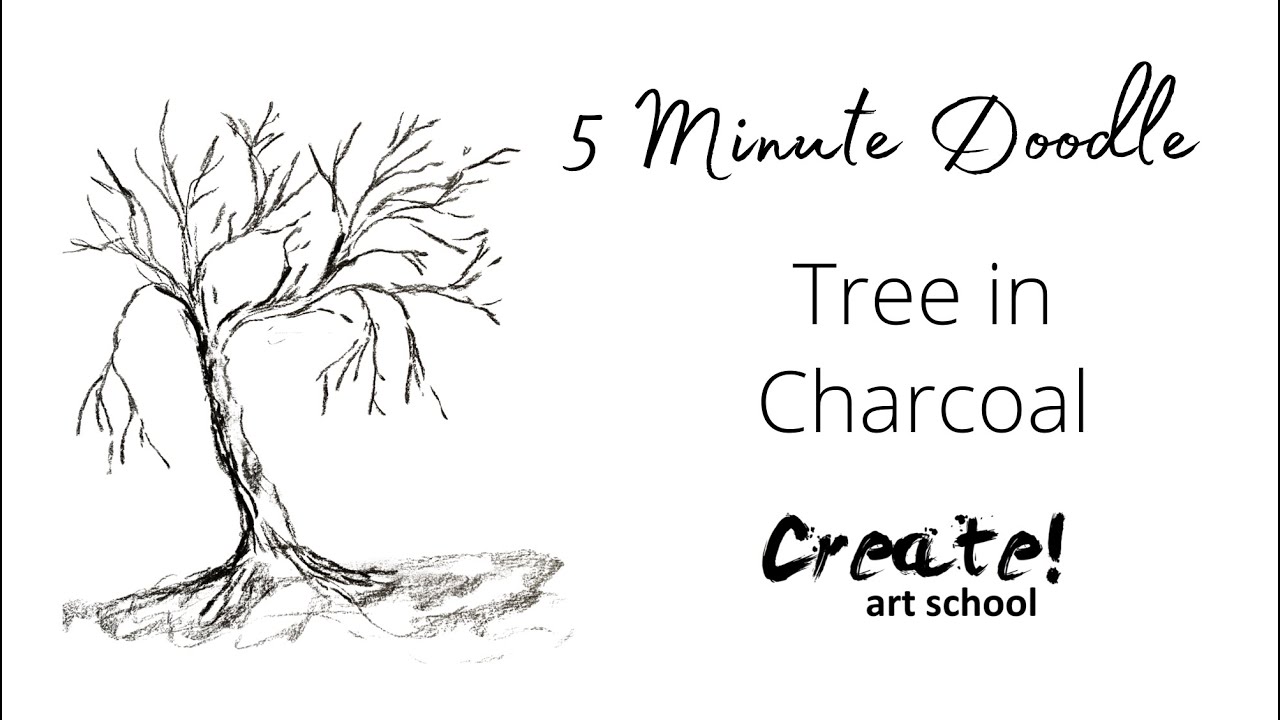 Charcoal drawing of a Tree [SIMPLE]