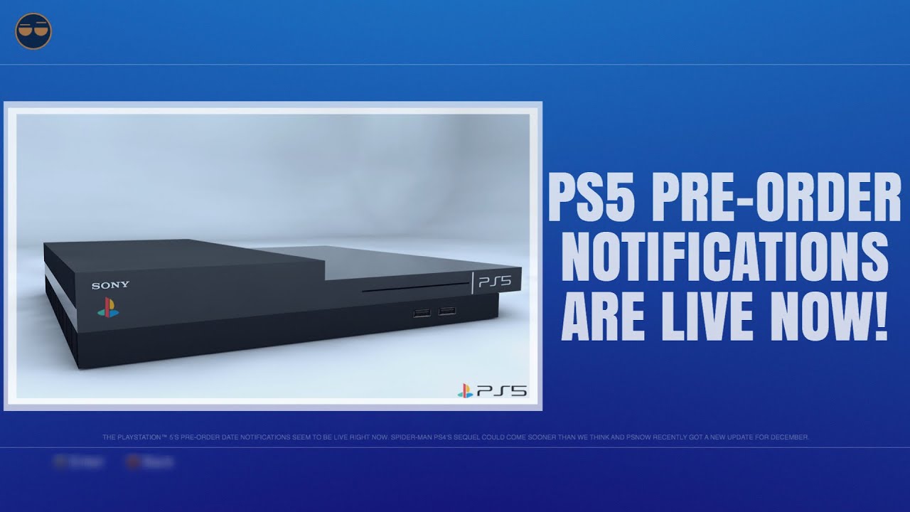 PS5 ( PlayStation 5 ) Pre Order Date Notifications Are Live! | Spider-Man 2 PS5 Launch Not Far