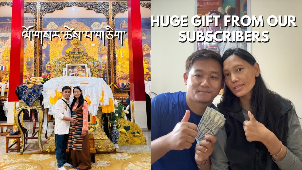 Thank you so much for the Gift 🙏🙏/ Losar Tsepa chick Vlog #tibetanyoutuber #tibetanyoutuber #losar