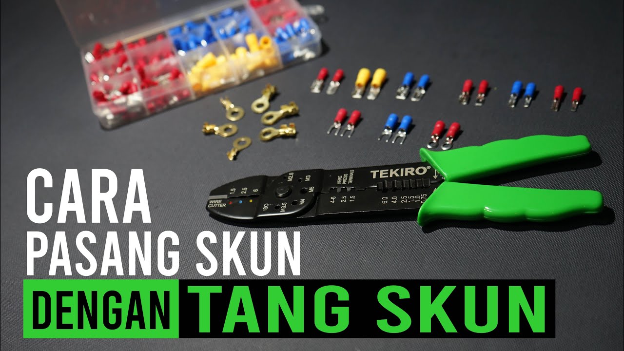 CARA MEMASANG SKUN DENGAN TANG SKUN | HOW TO USE SCHOEN PLIERS