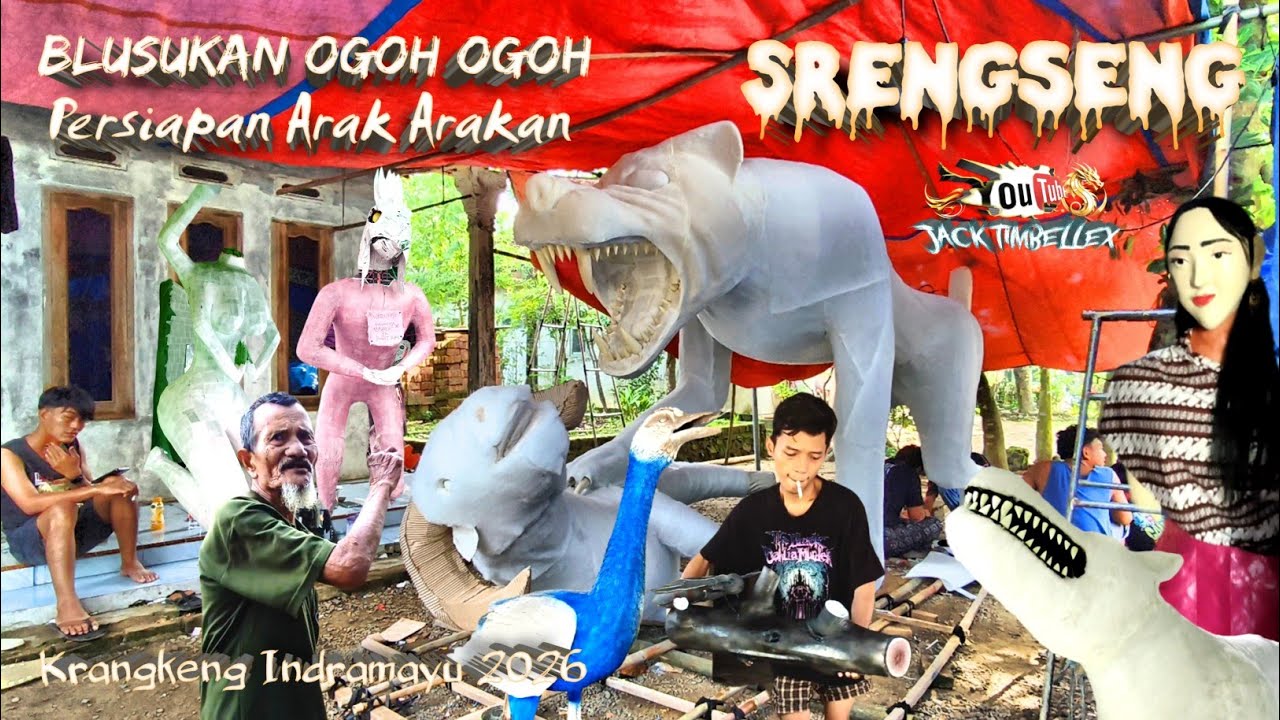 Blusukan Ogoh Ogoh‼️Persiapan Arak Arakan Desa Srengseng Krangkeng Indramayu 2026