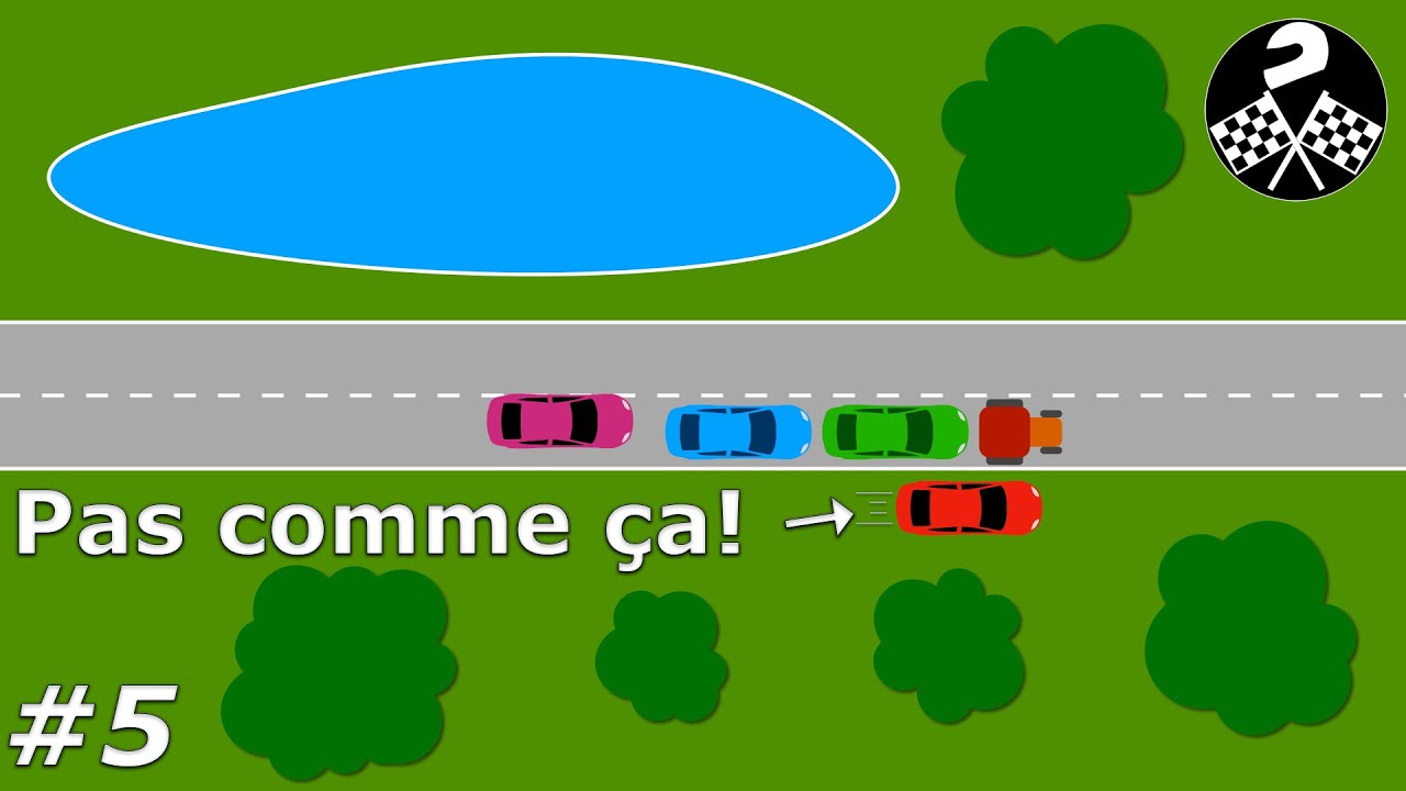 🚔 Comment (bien) doubler 🚔- Code de la route #5- 4K