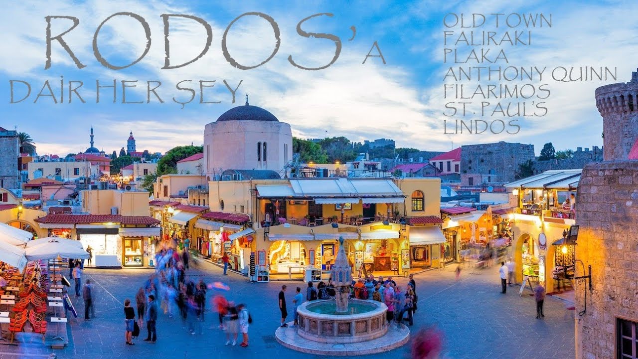 Rodos Adası!! Gitmeden Önce Görmeniz Gereken Her Şey. #rhodes #rodos #lindos