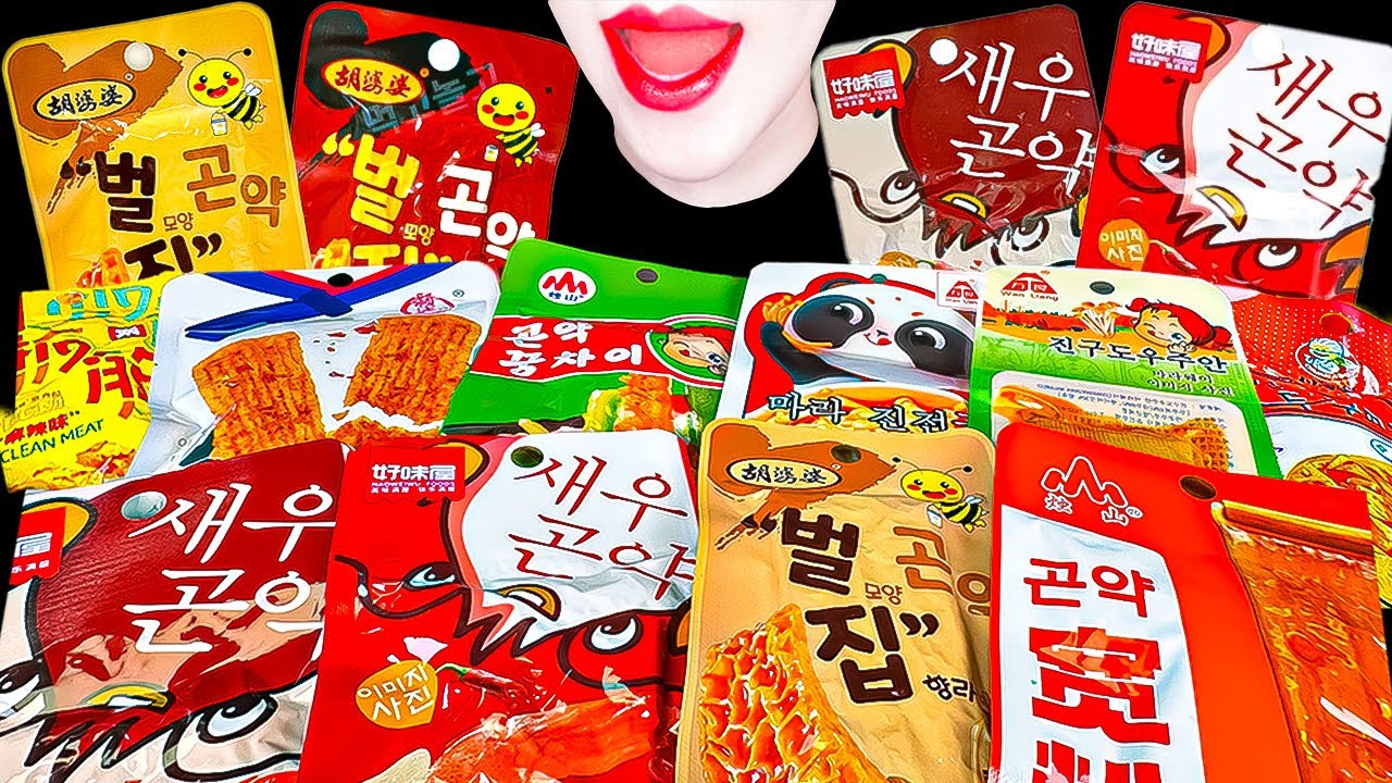 ASMR Spicy Mala Snacks🔥마라 간식 먹방 EATING MUKBANG