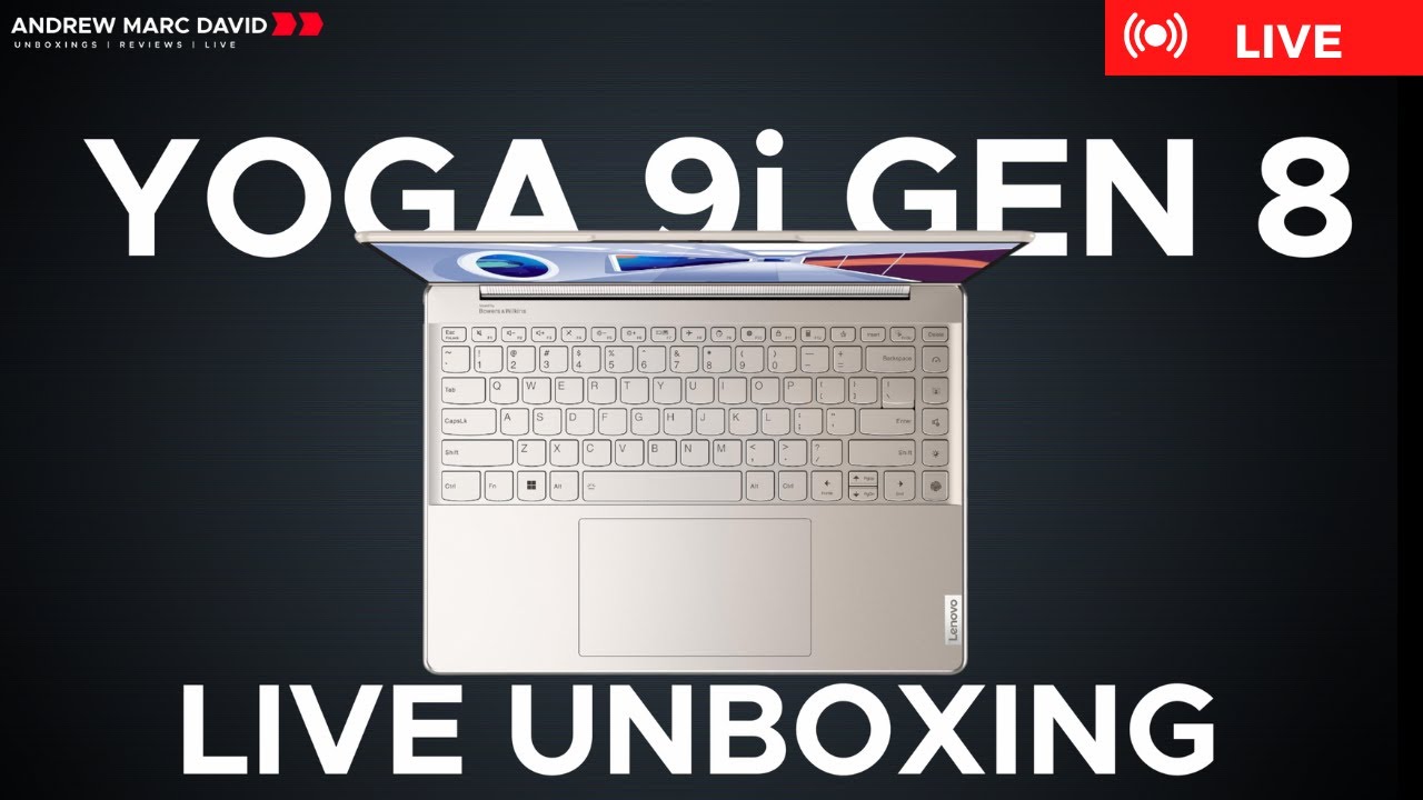 Lenovo Yoga 9i Gen 8 (2023) - Live Unboxing