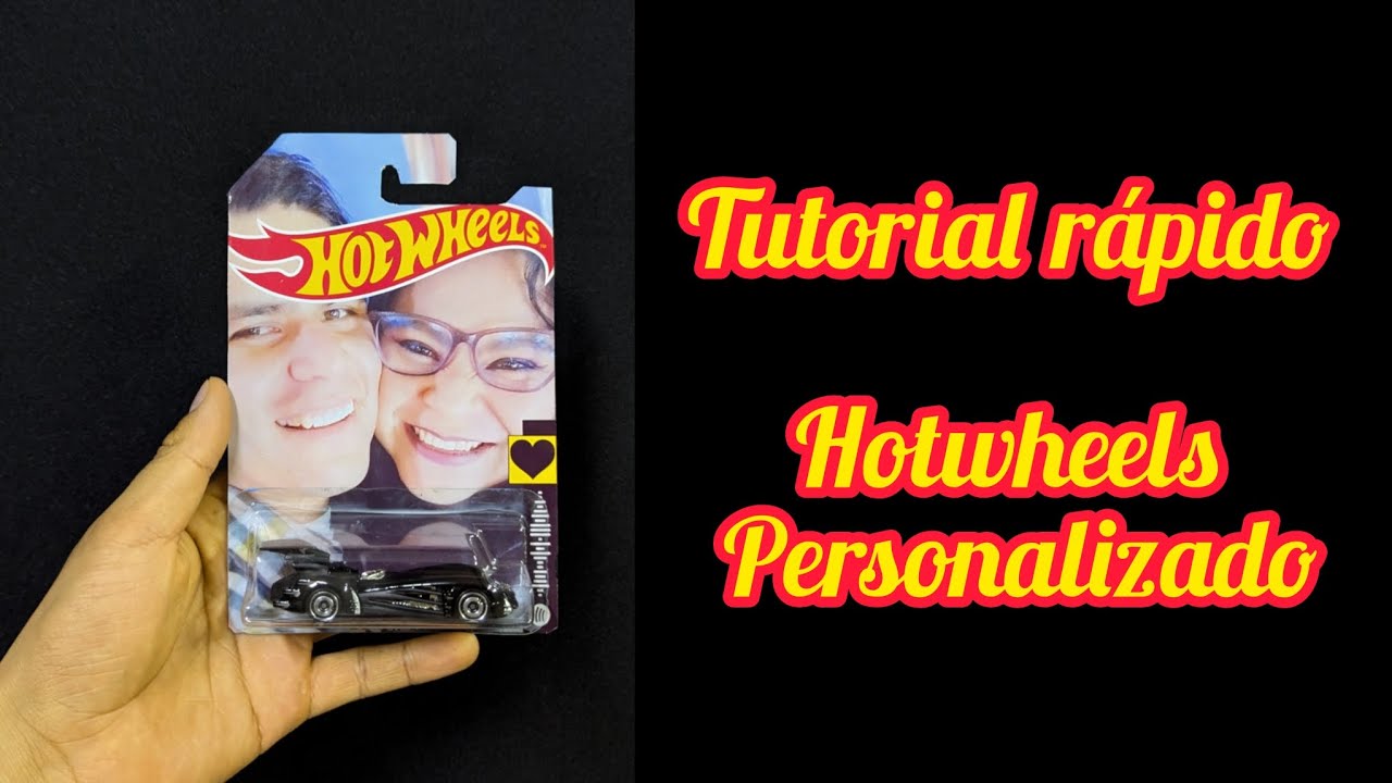 Cómo hacer un HOTWHEELS PERSONALIZADO con tu FOTO (Blister) | Tutorial Express