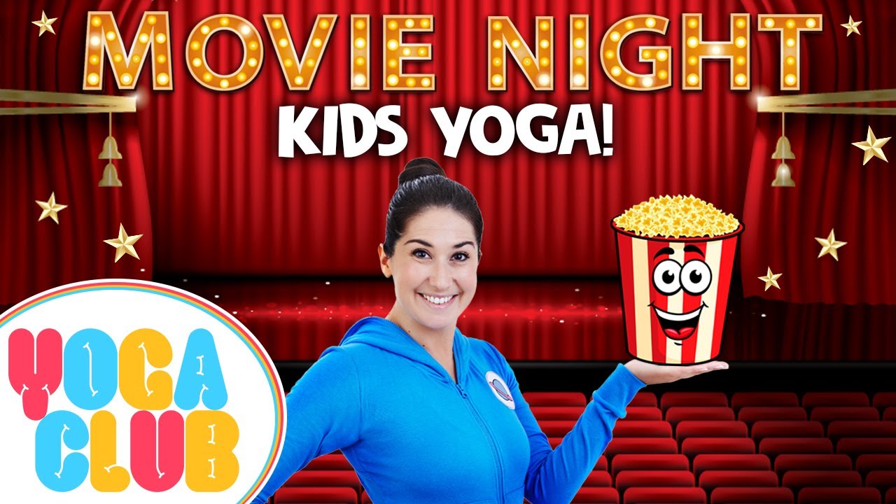 Movie Night Kids Yoga! 🍿🎬 Yoga Club (Week 14) | Cosmic Kids