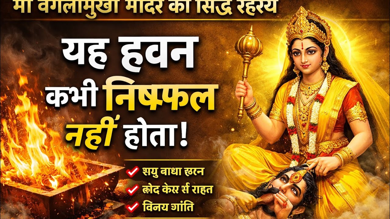 माँ बगलामुखी हवन का सिद्ध रहस्य | Baglamukhi Havan Kabhi Nahi Hota Vifal | Shatru Nash Upay