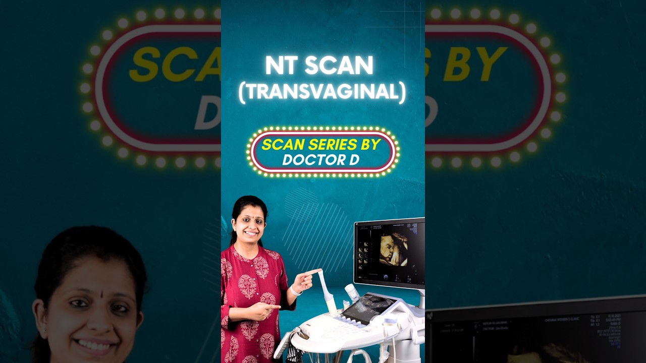 NT Scan (Transvaginal) at 12 weeks #shorts #pregnancyultrasound #ntscan #3dscan