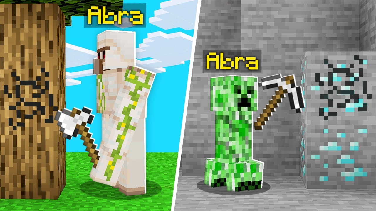 MINECRAFT ale ZAMIENIAM SIĘ w MOBA, kt&oacute;rego ZABIJE! 😱 (gram jako każdy mob)