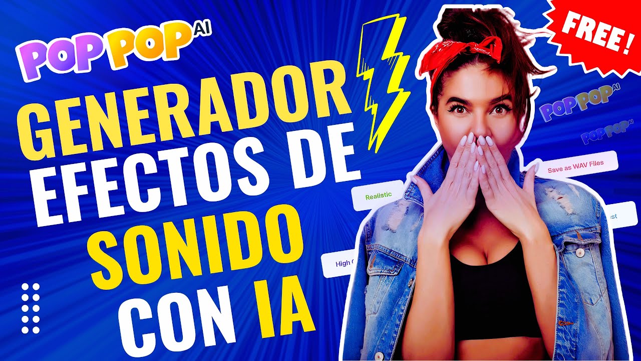 🔥Generador de Efectos de Sonido con IA: &iexcl;Crea Audio Profesional GRATIS en 2024! 🎶PopPop AI 🔥