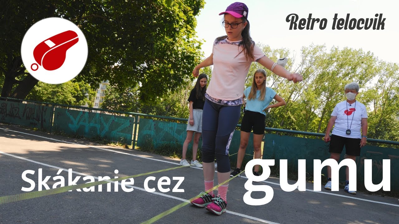 Skákanie cez gumu – Retro telocvik