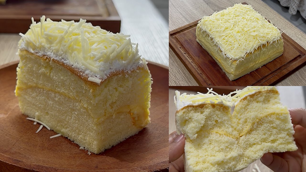 Tanpa SP tapi bisa jadi kue se-LEMBUT es-ENAK ini, Cheesey Castella Cake super fluffy auto ludes