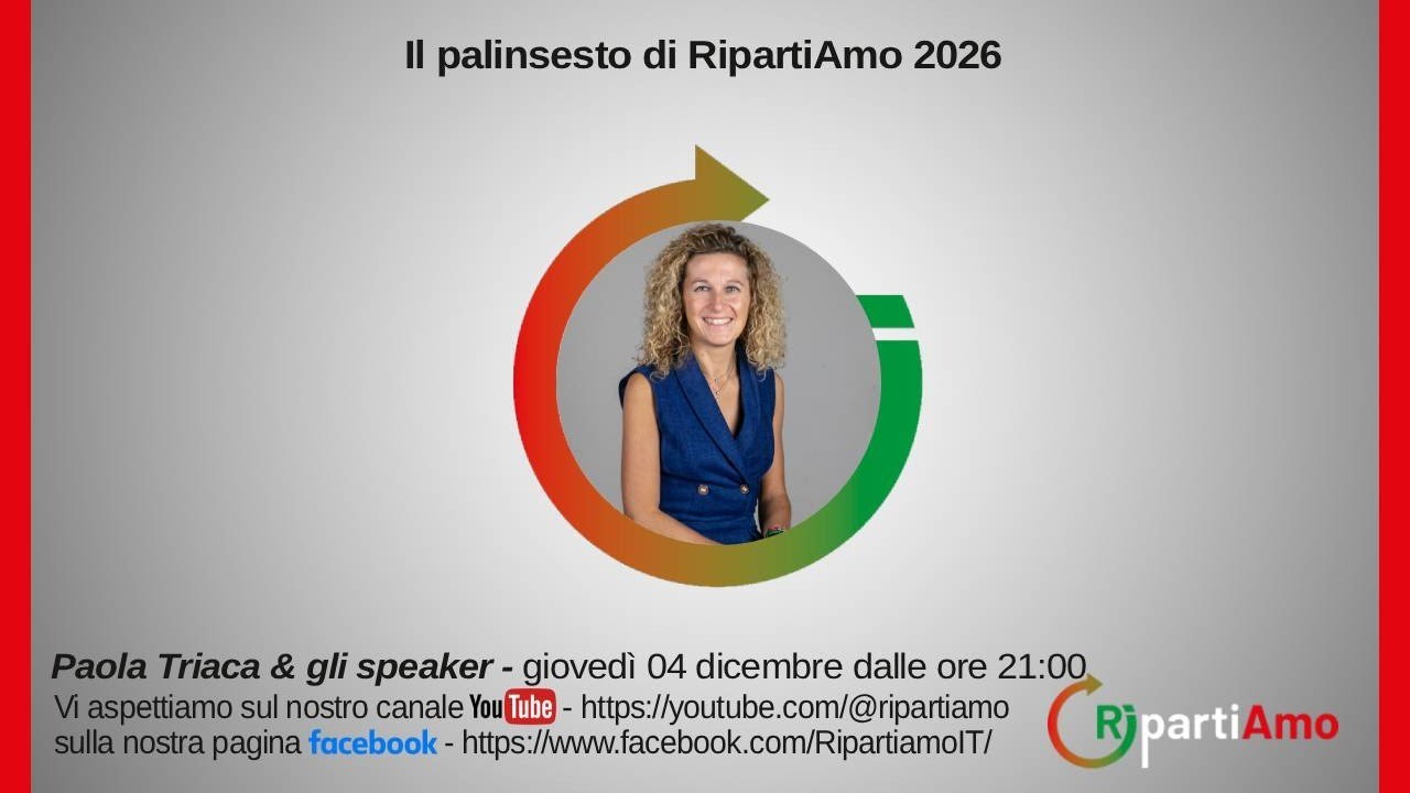 Il palinsesto 2026 di RipartiAmo. Paola Triaca e gli speaker.